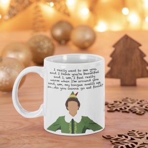 Christmas Mug Elf Movie Quote