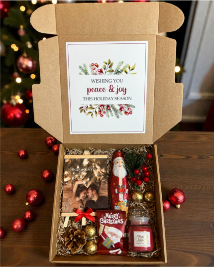 A Personalisierte Weihnachts-Geschenkbox